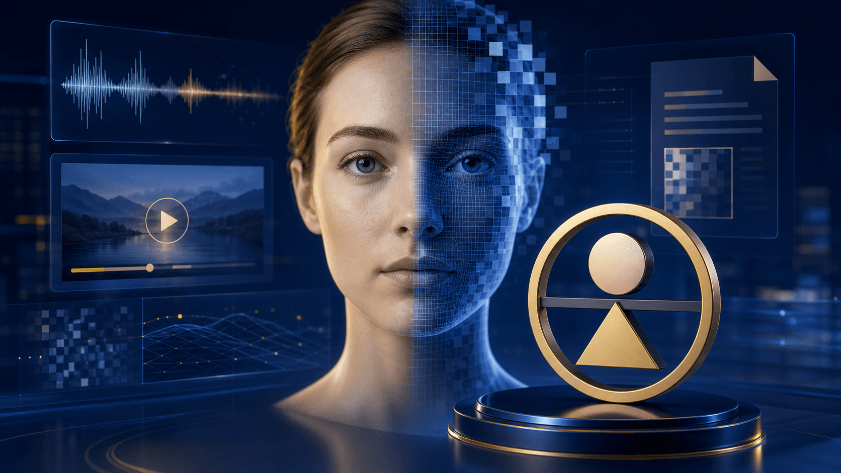 EU, AI 콘텐츠 표시 의무 2일 적용…딥페이크·무검수 공익문에 라벨